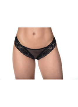 Culotte en dentelle et résille Noir 109BLK Volume 2